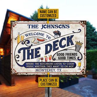 Listen To The Good Music Custom Metal Sign - BBQ Gift - Thegiftio UK