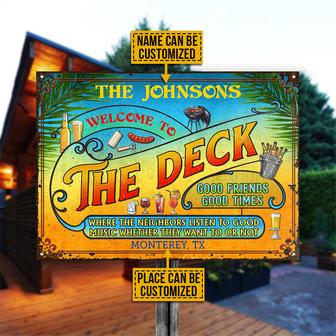 Listen To The Good Music Custom Metal Sign - Gift for BBQ - Thegiftio UK