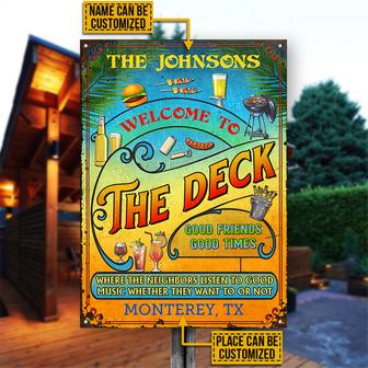 Listen To The Good Music Custom Metal Sign - Gift for BBQ - Thegiftio UK