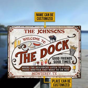 Listen To The Good Music Personalized Metal Sign - Thegiftio UK