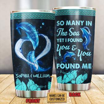 Dolphin Yet I Found Custom Tumbler - Gift for Dolphin Lovers - Thegiftio UK
