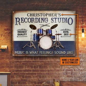 What Feelings Sound Like Custom Metal Sign - Gift for Friend - Thegiftio UK