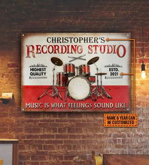 What Feelings Sound Like Personalized Metal Sign - Gift - Thegiftio UK