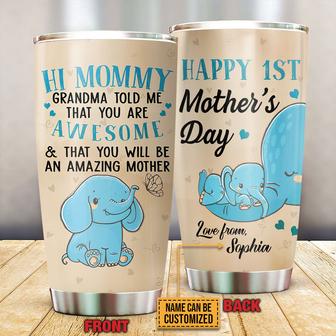 Grandma Told Me Personalized Tumbler - Gift for Grandma - Thegiftio UK