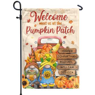 Personalized Family Fall Meet Us At Custom Flag - Thegiftio UK