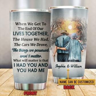 When We Get Personalized Tumbler - Anniversary Gift - Thegiftio UK