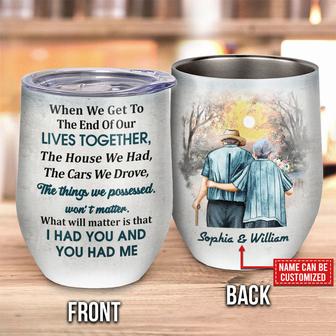 When We Get Personalized Wine Tumbler - Anniversary Gift - Thegiftio UK