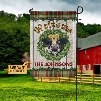 Personalized Farm Cattle Welcome Flag - Gift for Farmers - Thegiftio UK