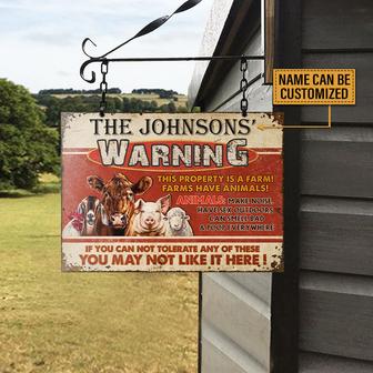 Farm This Property Is A Farm Personalized Metal Sign - Gift - Thegiftio UK