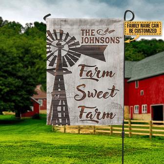 Farm Windmill Sweet Farm Custom Flag - Gift for Farm Lovers - Thegiftio UK
