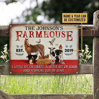 A Little Bit Of Custom Classic Metal Sign - Gift for Friends - Thegiftio UK