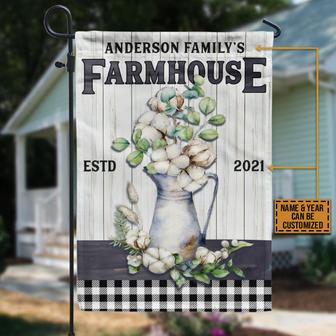 Personalized Farmhouse Cotton Custom Flag - Gift for Home - Thegiftio UK