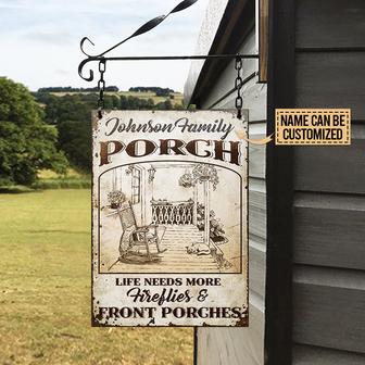 Farmhouse Porch Firefly Custom Metal Sign - Gift for Friends - Thegiftio UK