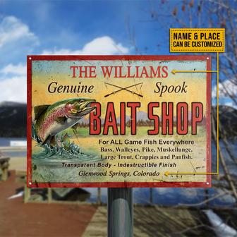 Personalized Fishing Bait For All Custom Metal Sign - Gift - Thegiftio UK