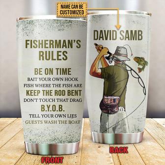 Fishing Be On Time Custom Tumbler - Gift for Fishermen - Thegiftio UK