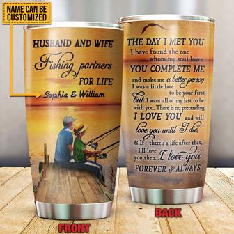 Partners For Life Personalized Tumbler - Gift for Couple - Thegiftio UK