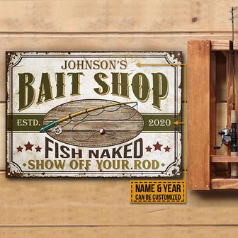 Fishing Show Off Your Rod Custom Metal Sign - Fisherman Gift - Thegiftio UK