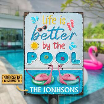 Life Is Better Personalized Metal Sign - Gift for Friends - Thegiftio UK