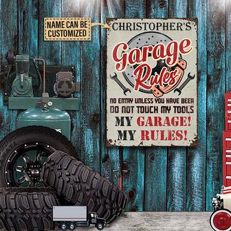 Personalized Garage No Entry Unless Customized Metal Sign - Thegiftio UK