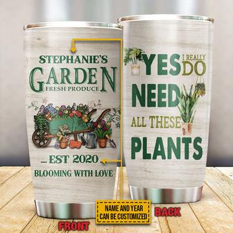 I Do Need These Plants Custom Tumbler - Gift for Family - Thegiftio UK