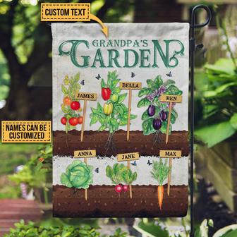 Personalized Garden Vegetables Custom Flag - Gardeners Gift - Thegiftio UK