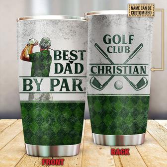 Best Dad By Par Personalized Tumbler - Gift for Dad - Thegiftio UK