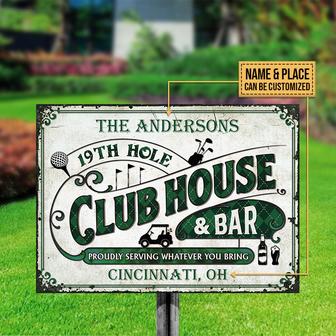 Golf Club House Personalized Metal Sign - Gift for Golfers - Thegiftio UK
