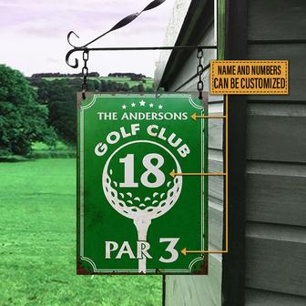 Personalized Golf Club Par Custom Metal Sign - Golfers Gift - Thegiftio UK