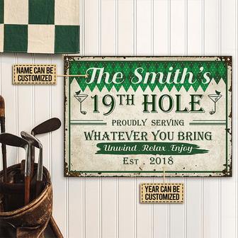 Personalized Golf Proudly Serving Metal Sign - Golf Gift - Thegiftio UK