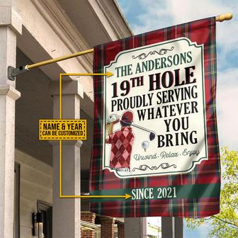 Proudly Customized Golf Flag - Personalized Gift for Golfers - Thegiftio UK