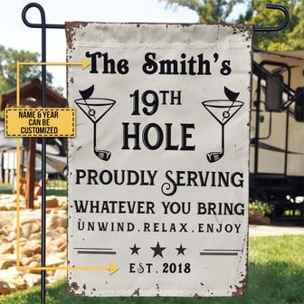 Golf Relax Enjoy Personalized Flag - Gift for Golf Lovers - Thegiftio UK