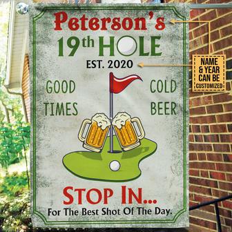 Personalized Golf Stop Customized Flag - Gift for Golfers - Thegiftio UK