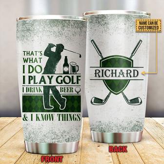 Golf That's What I Do Custom Tumbler - Gift for Golfers - Thegiftio UK