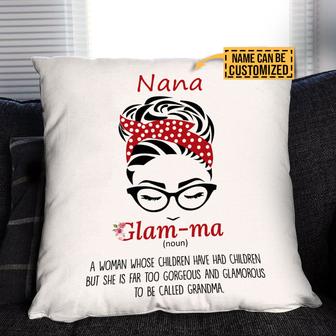Glam-ma Is Gorgeous Custom Pillow - Gift for Grandparents - Thegiftio UK