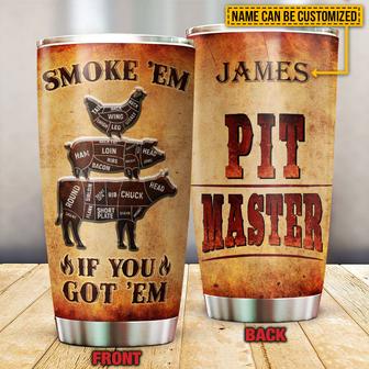 Grilling Pit Master Custom Tumbler - Gift for BBQ Lovers - Thegiftio UK