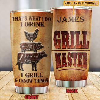 Grilling That's What I Do Custom Tumbler - BBQ Lovers Gift - Thegiftio UK