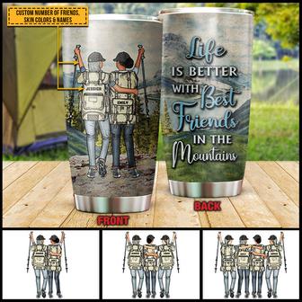 Life Is Better Personalized Tumbler - Gift for Best Friends - Thegiftio UK