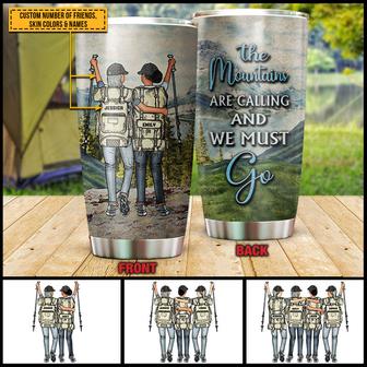 The Mountains Are Calling Custom Tumbler - Gift for Bestie - Thegiftio UK