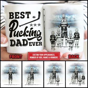 Best Dad Ever Personalized Mug - Gift for Hockey Dad - Thegiftio UK