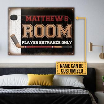Hockey Player Entrance Personalized Sign - Gift for Fans - Thegiftio UK