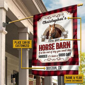 Good Day Personalized Flag - Gift for Horse Lovers - Thegiftio UK