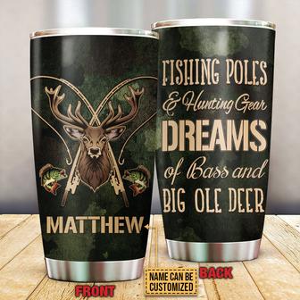 Big Old Deer Personalized Tumbler - Gift for Hunters - Thegiftio UK