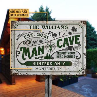 Personalized Hunting Trophy Room Custom Metal Sign - Thegiftio UK