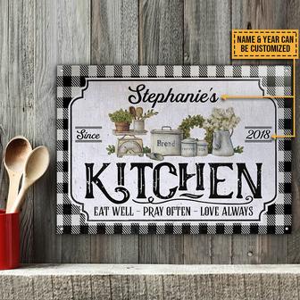 Love Always Personalized Metal Sign - Gift for Home Decor - Thegiftio UK