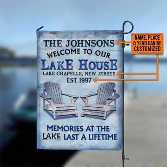 Personalized Lake Memories Flag - Gift for Lake House - Thegiftio UK