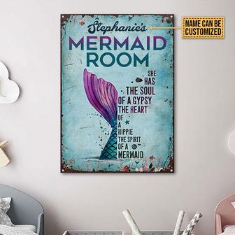 Personalized Mermaid She Has Custom Metal Sign - Thegiftio UK