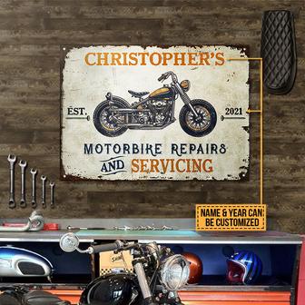 Personalized Motorcycling Repairs Metal Sign - Biker Gift - Thegiftio UK