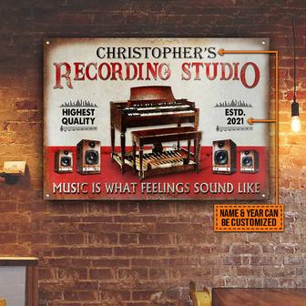 What Feelings Sound Like Personalized Metal Sign - Gift - Thegiftio UK