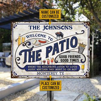 Listen To The Good Music Custom Metal Sign - Gift for BBQ - Thegiftio UK