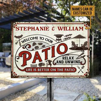 Life Is Better Personalized Metal Sign - Gift for Grilling - Thegiftio UK